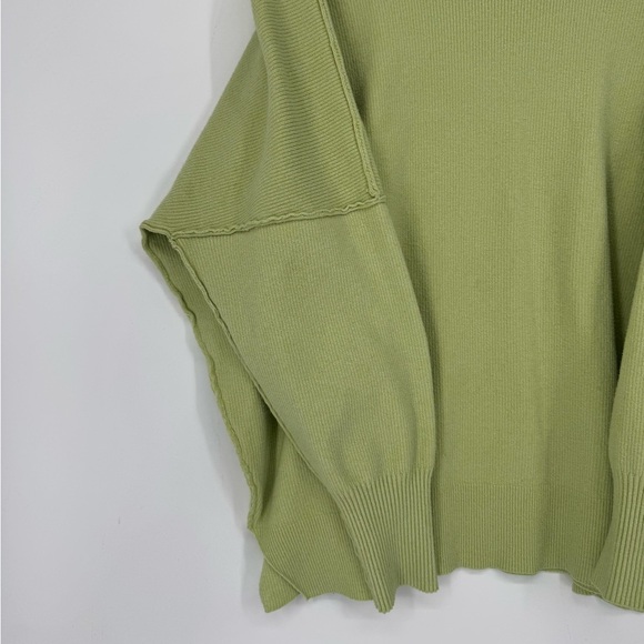Mud Pie Womens Light Green Sweater One Size- Fits up to 2X - Picture 4 of 7